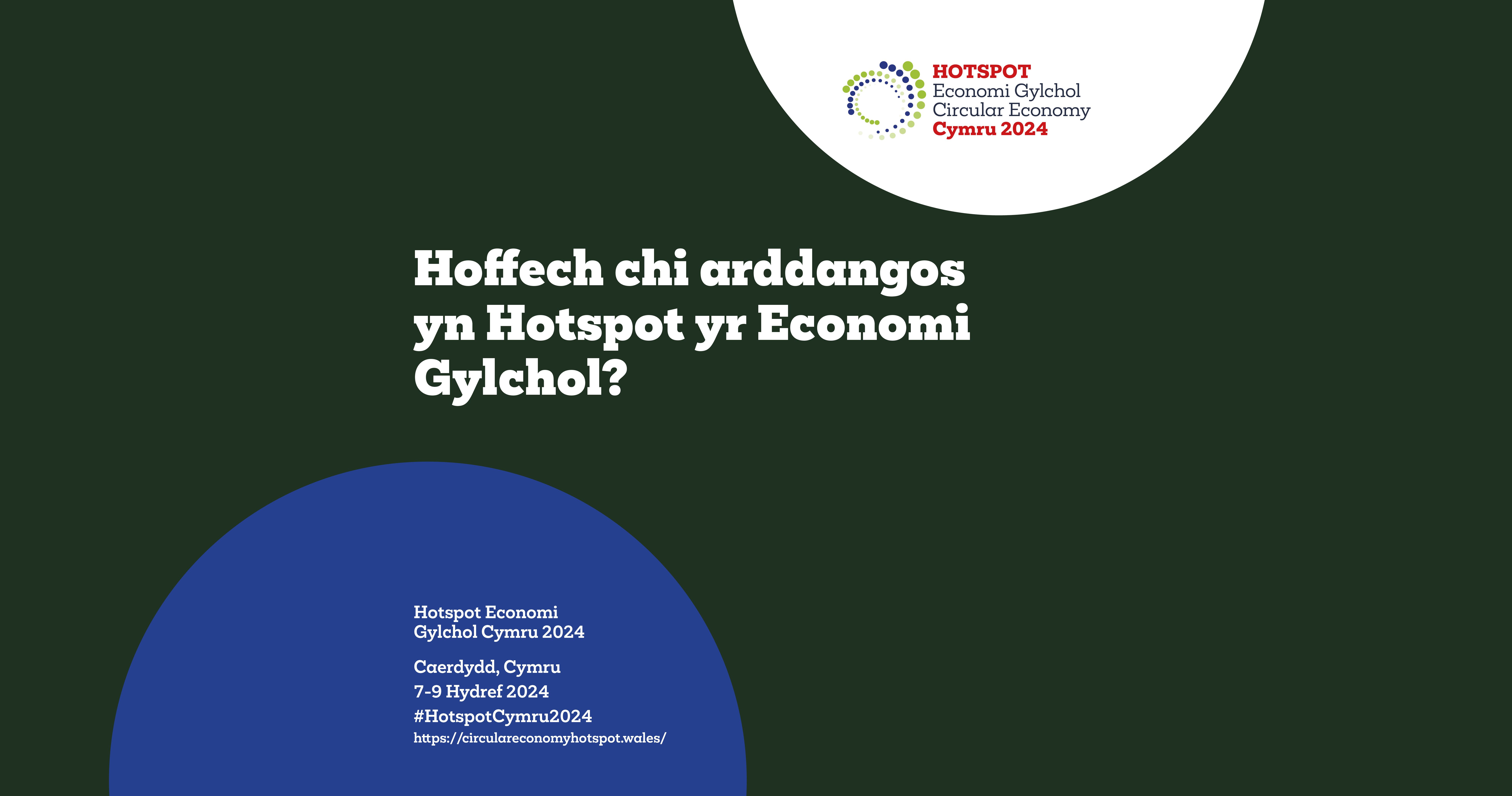 Hoffech chi arddangos yn Hotspot yr Economi Gylchol?