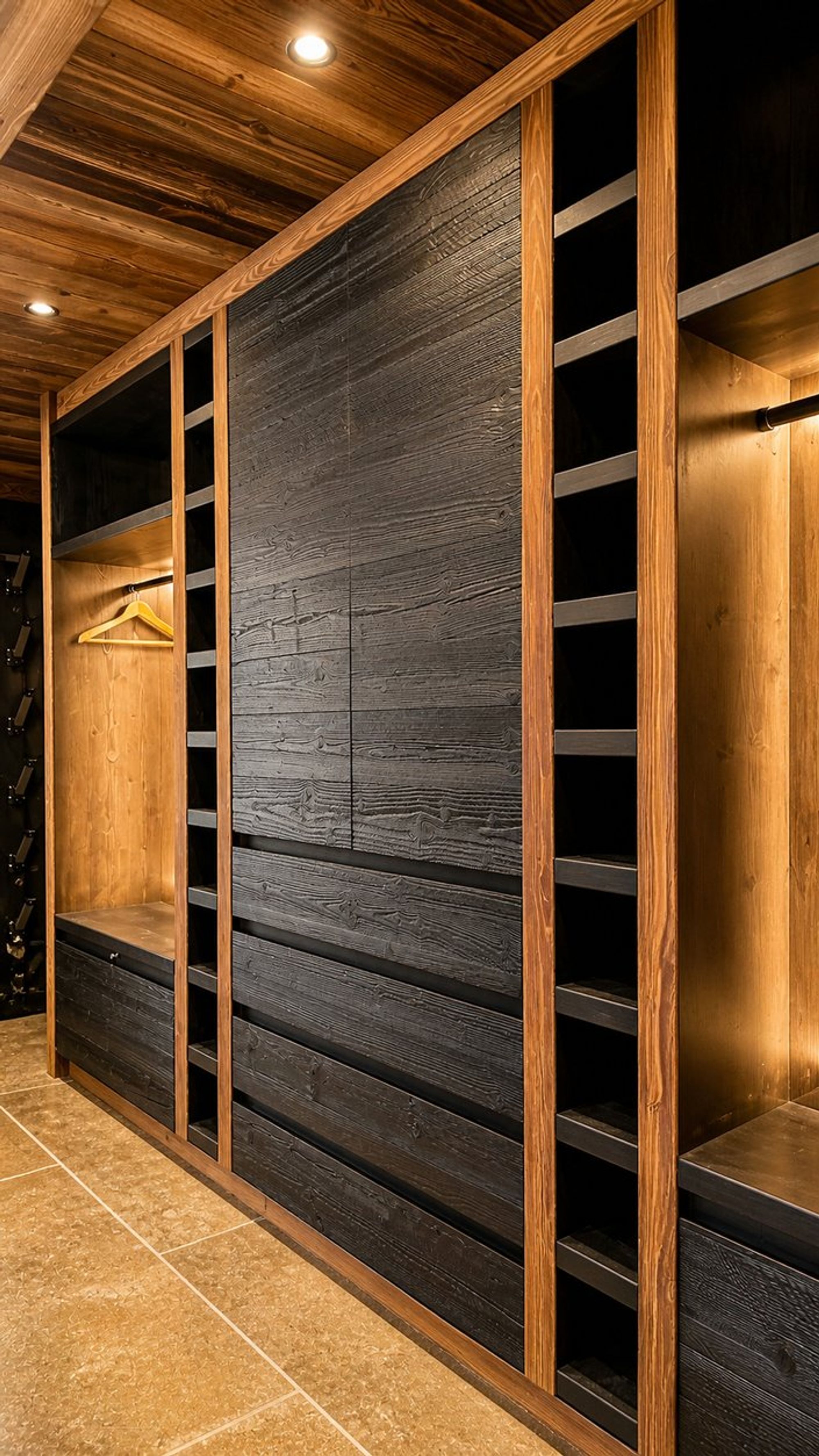 Chalet l’Yret, Serre-Chevalier : dressing sur mesure – vue 2