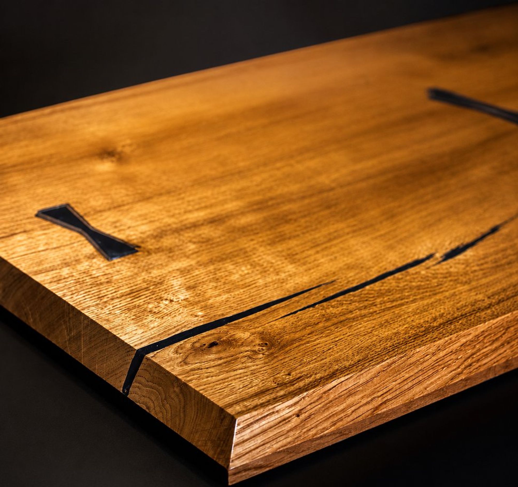Table basse, rivière de résine – vue 2
