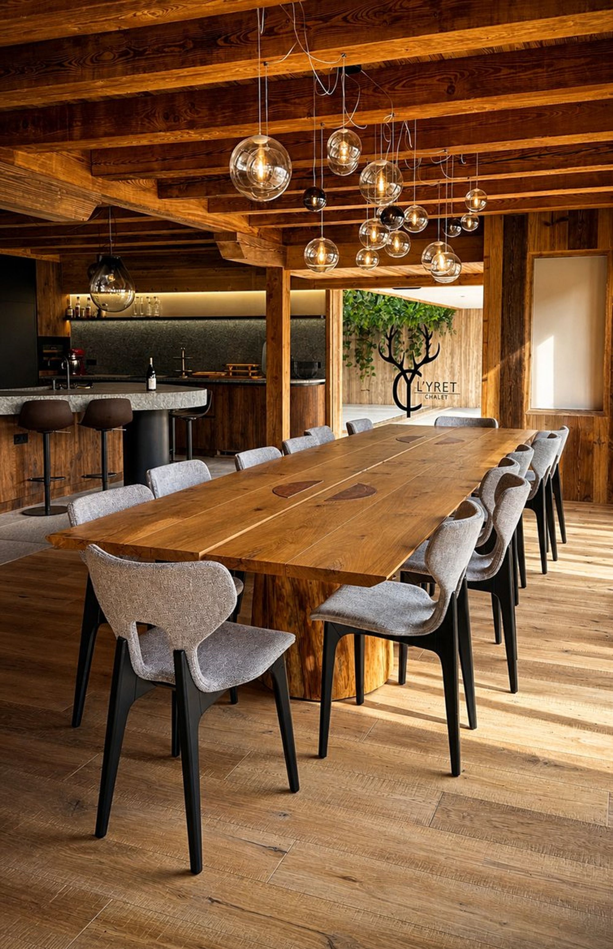 Chalet l’Yret, Serre-Chevalier : salle à manger