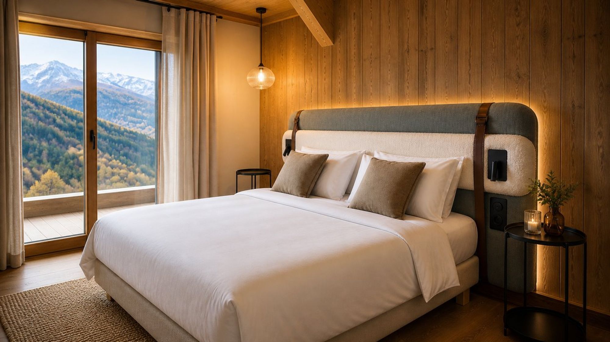 Chalet l’Yret, Serre-Chevalier : chambre – vue 3