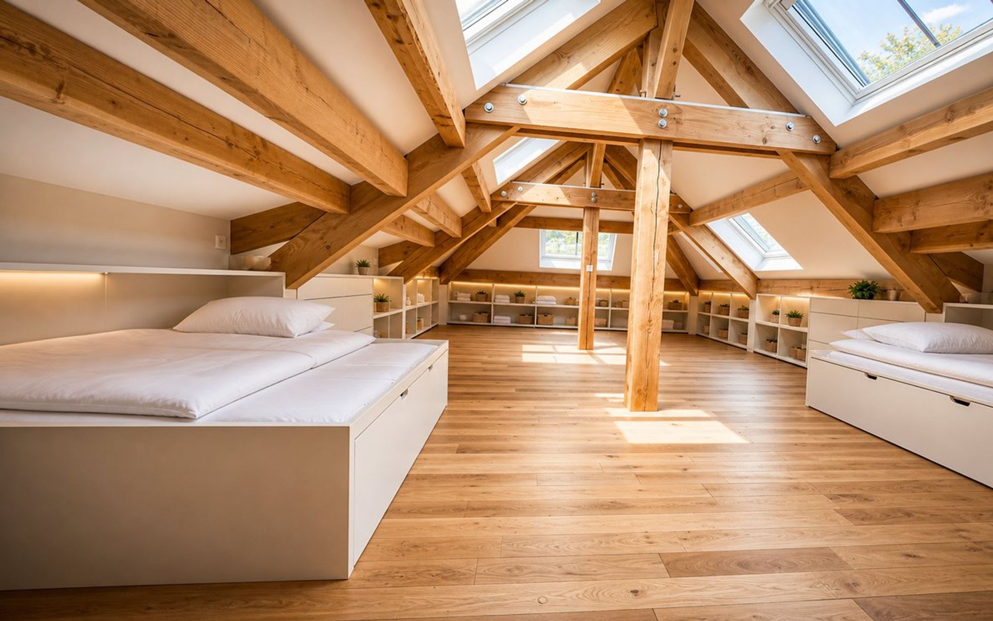 Chalet l’Yret, Serre-Chevalier : combles aménagés – vue 5
