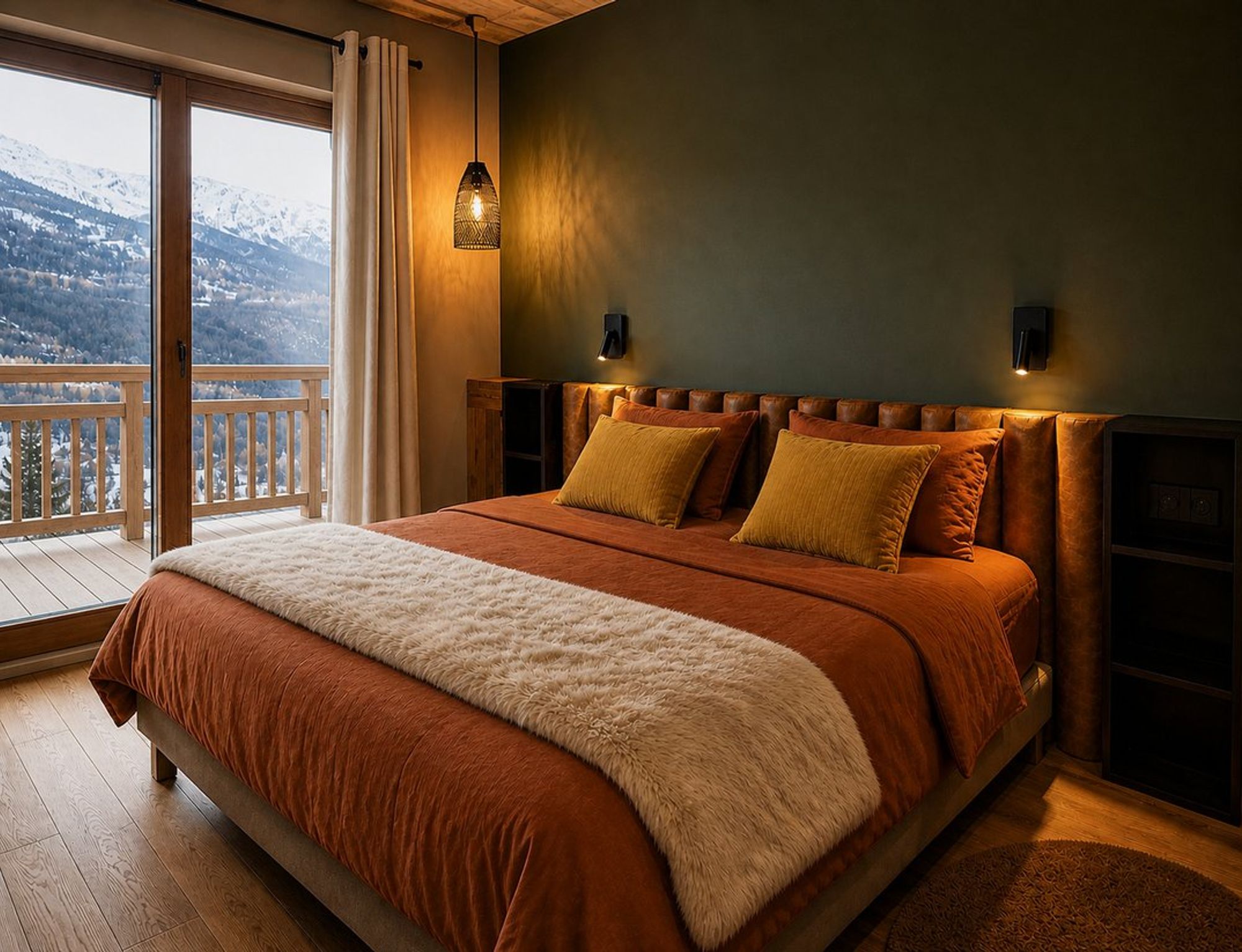 Chalet Aquila, Serre-Chevalier : chambre – vue 7