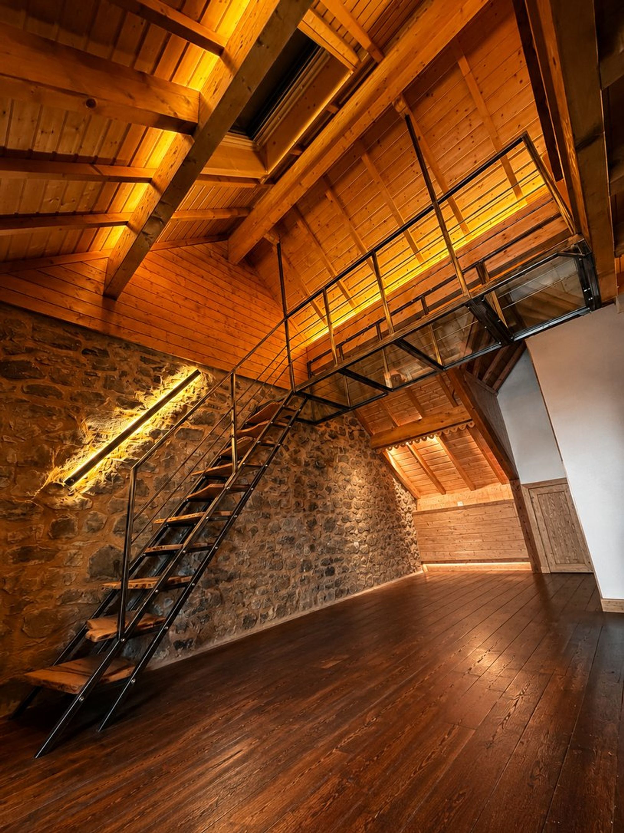 Chalet l’Yret, Serre-Chevalier : combles aménagés – vue 4
