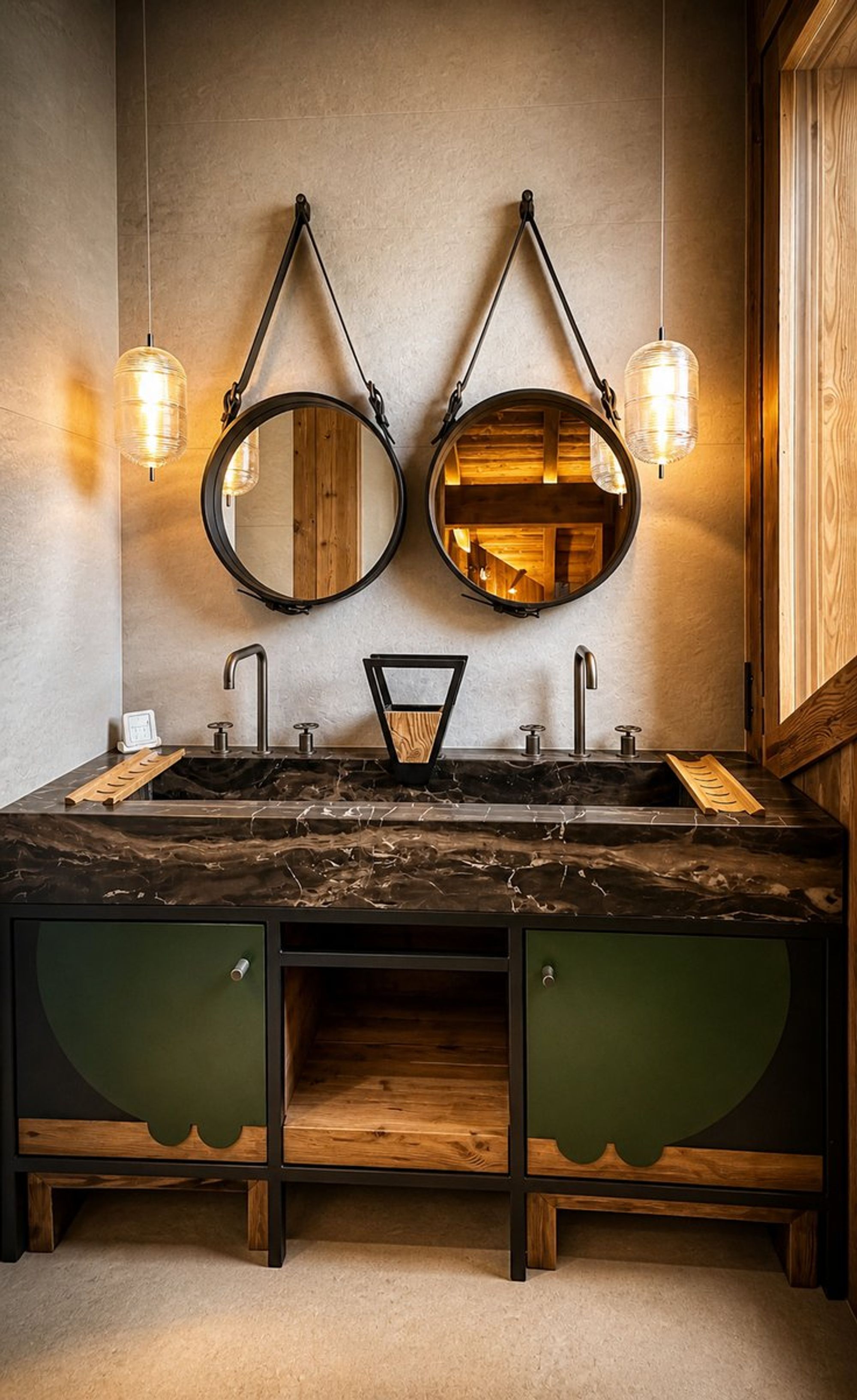Chalet l’Yret, Serre-Chevalier : salle de bain – vue 11
