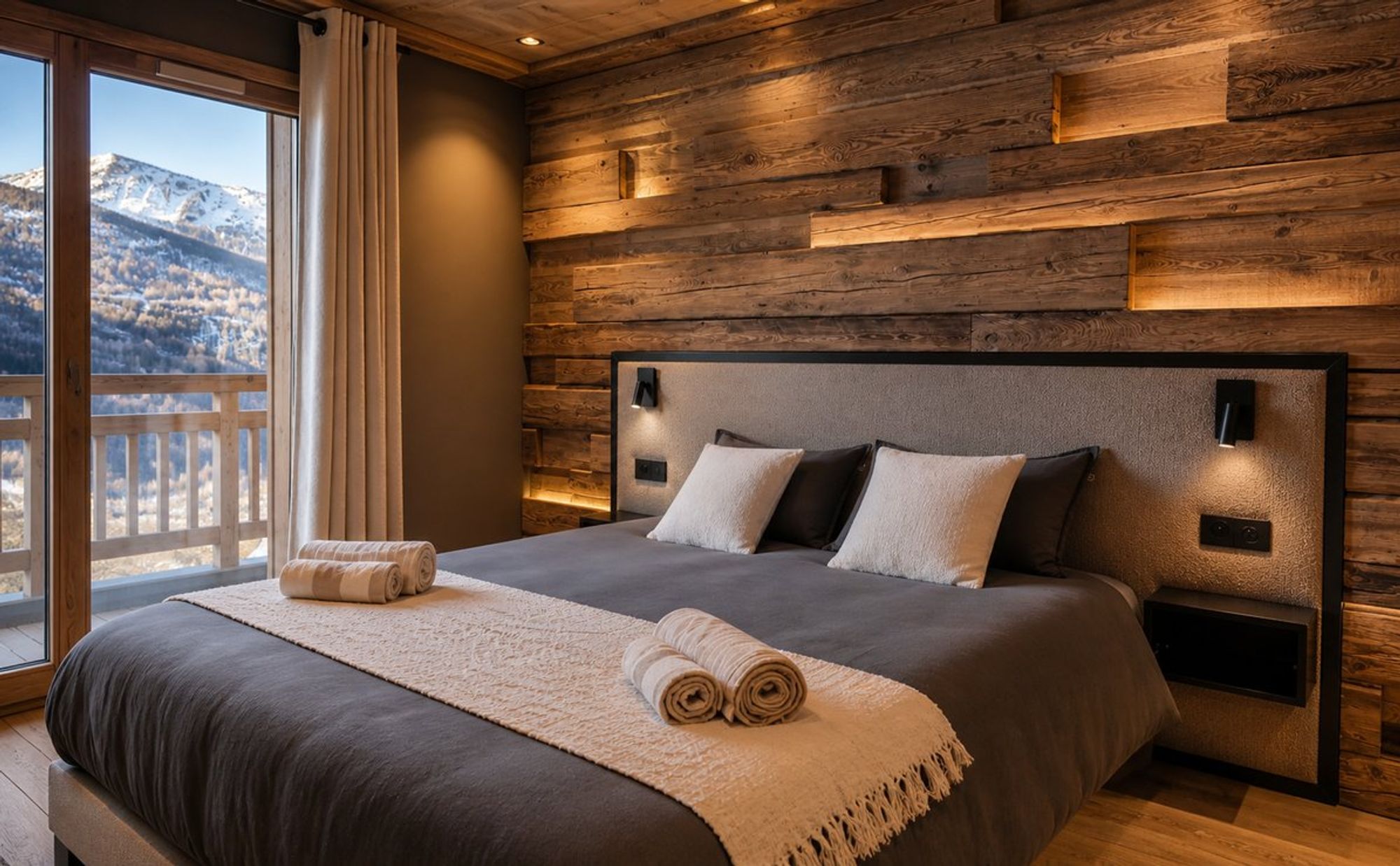 Chalet l’Yret, Serre-Chevalier : chambre – vue 6