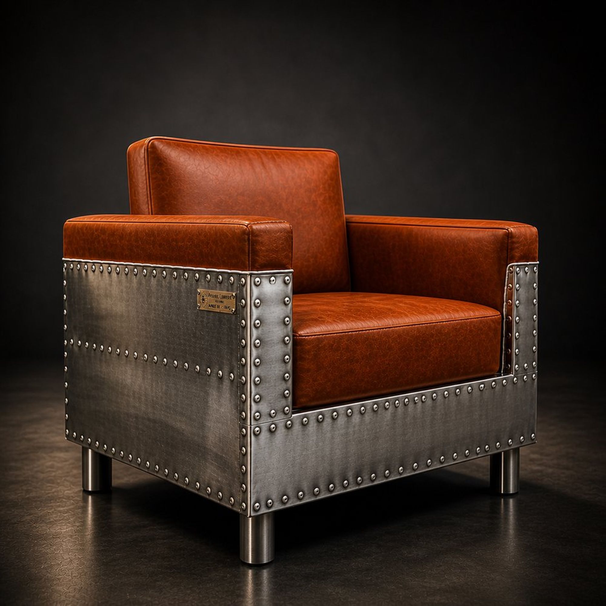 Fauteuil, structure laiton – vue 7