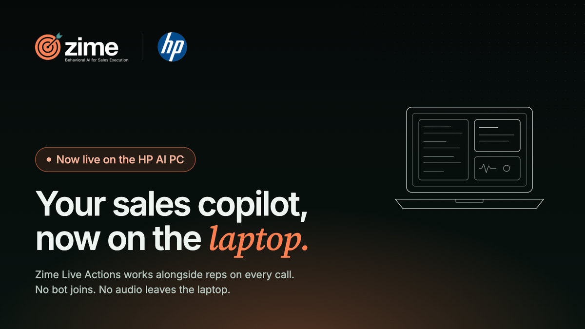 Sales Copilot on Laptop