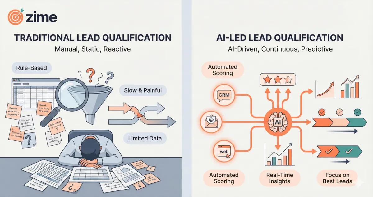 traditional vs ai-led qualification