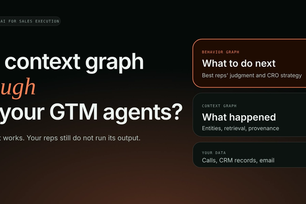 Is a context graph enough for your GTM agents?