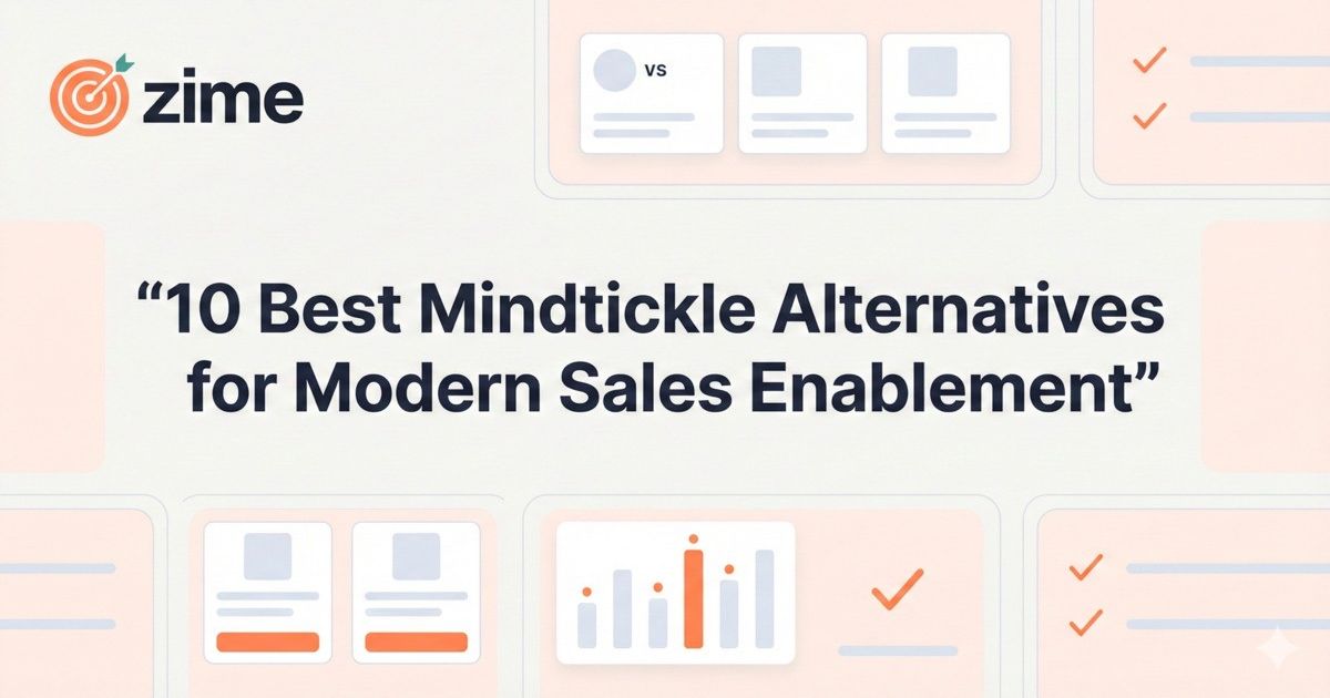 10 Best Mindtickle Alternatives for Modern Sales Enablement in 2026