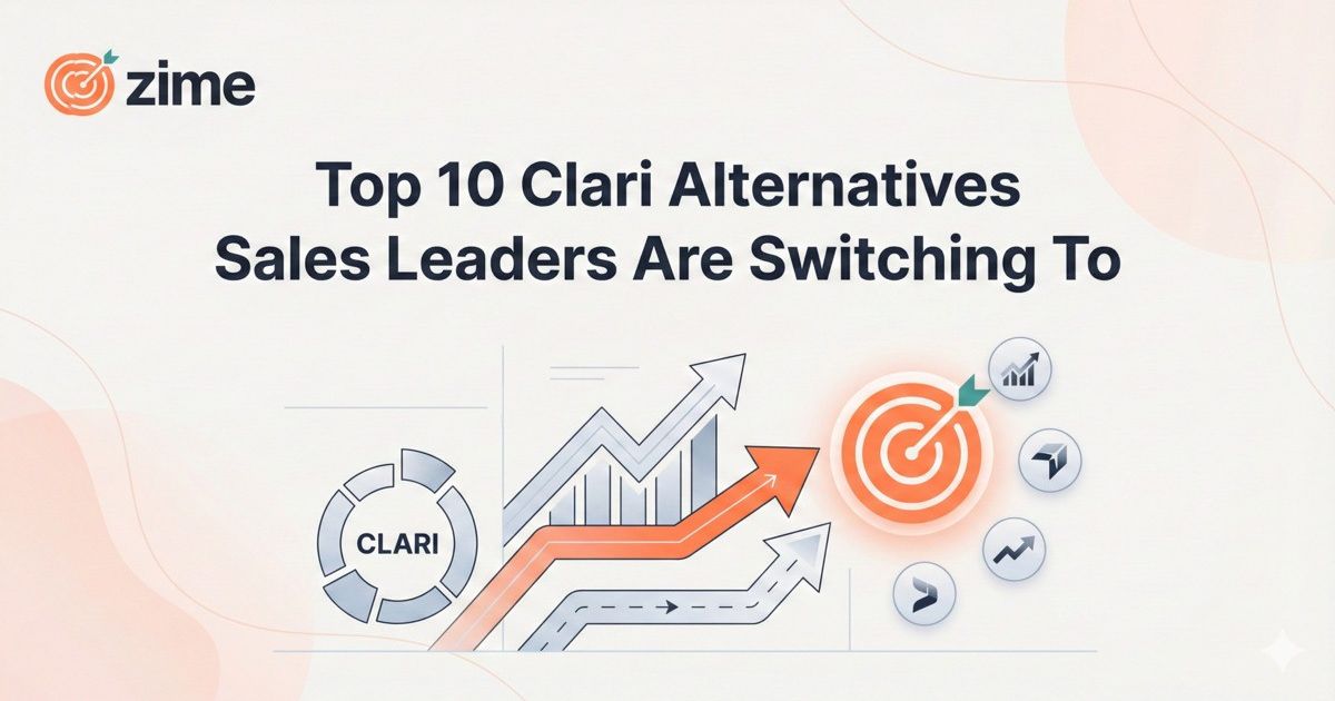 Top 10 Clari Alternatives Sales Leaders Are Switching to in 2026