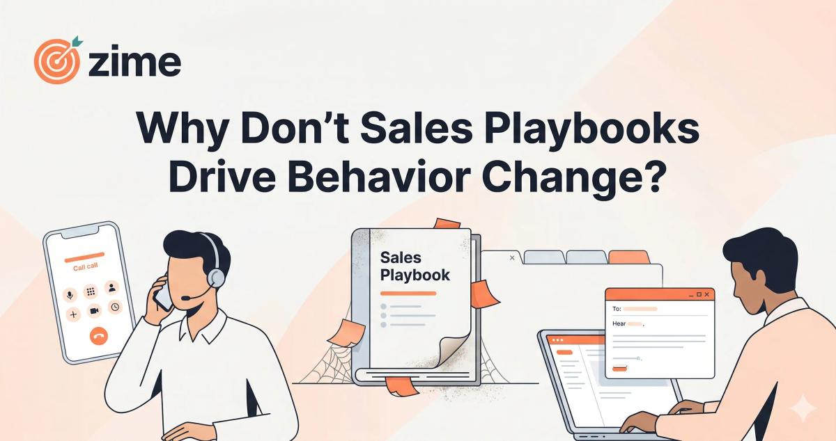 Why Don't Sales Playbooks Drive Behavior Change?