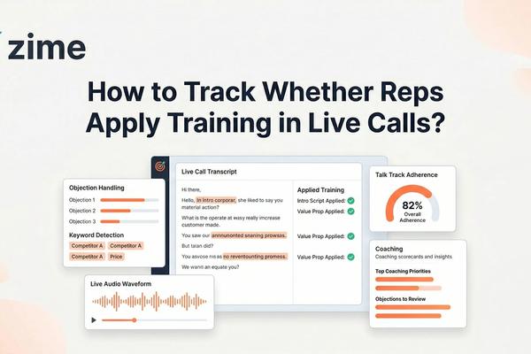 How to Track Whether Reps Apply Training in Live Calls?