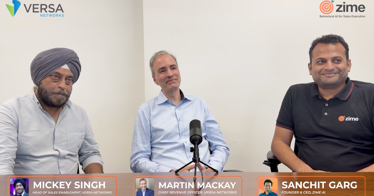From Strategy to Execution: How Versa Networks closed the Early-Stage Visibility Gap with 79% Rep Adoption