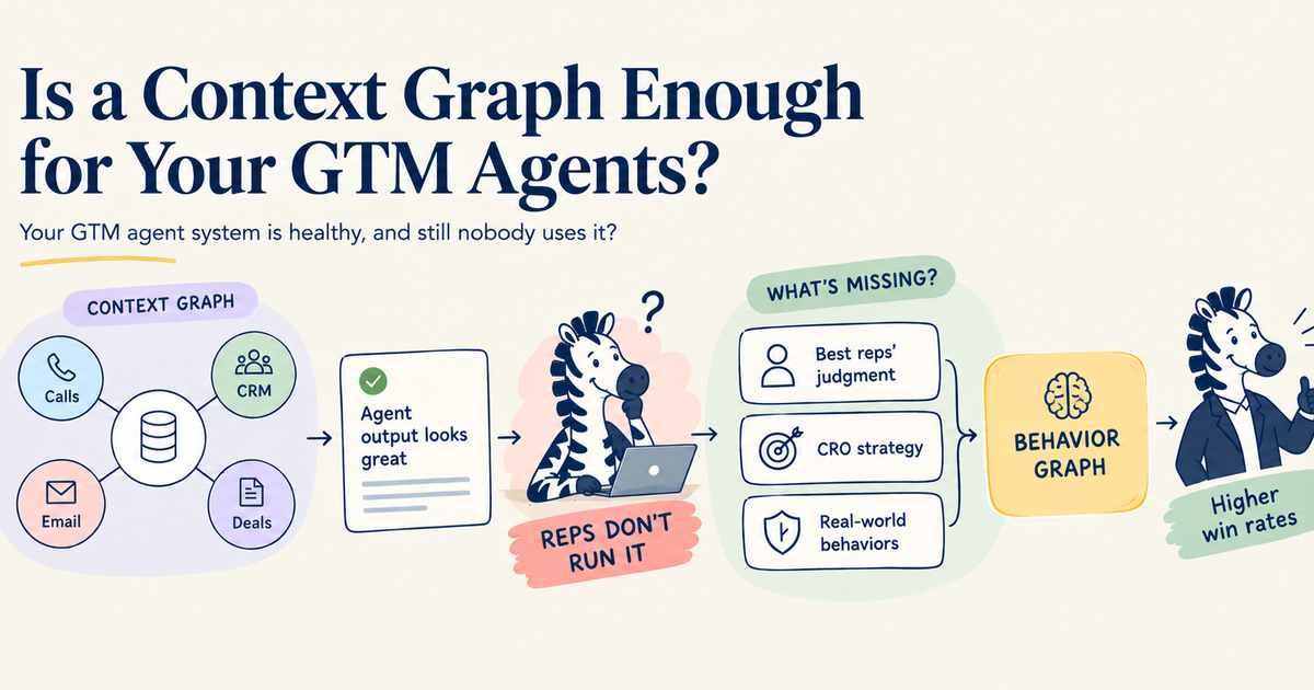 Is a context graph enough for your GTM agents?