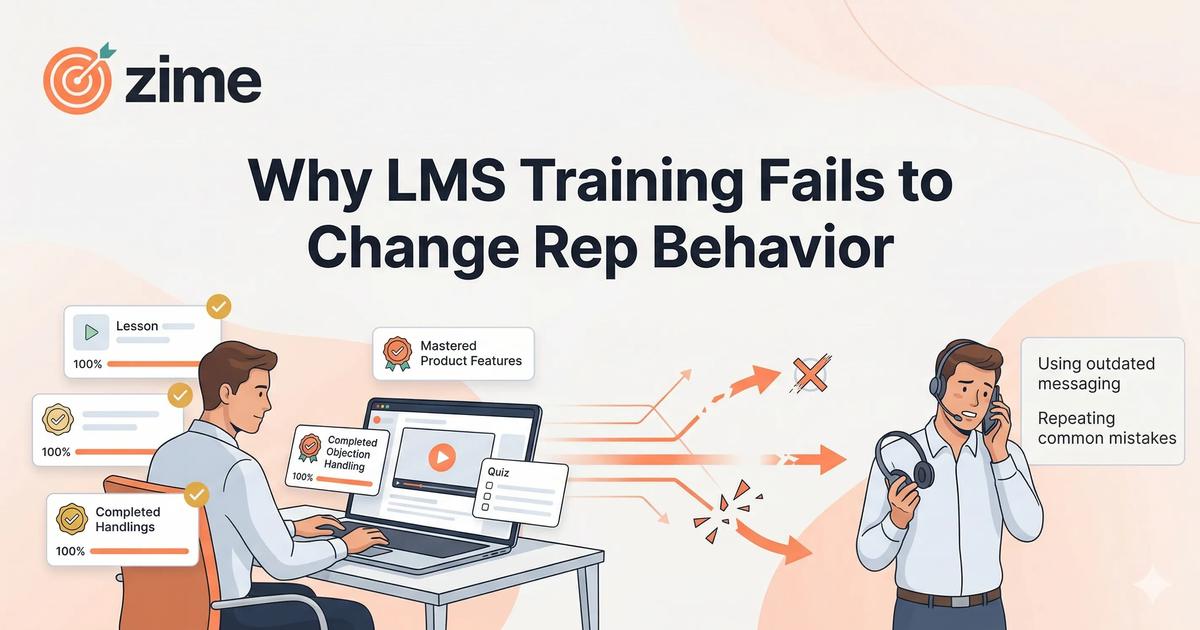 Why LMS Training Fails to Change Rep Behavior