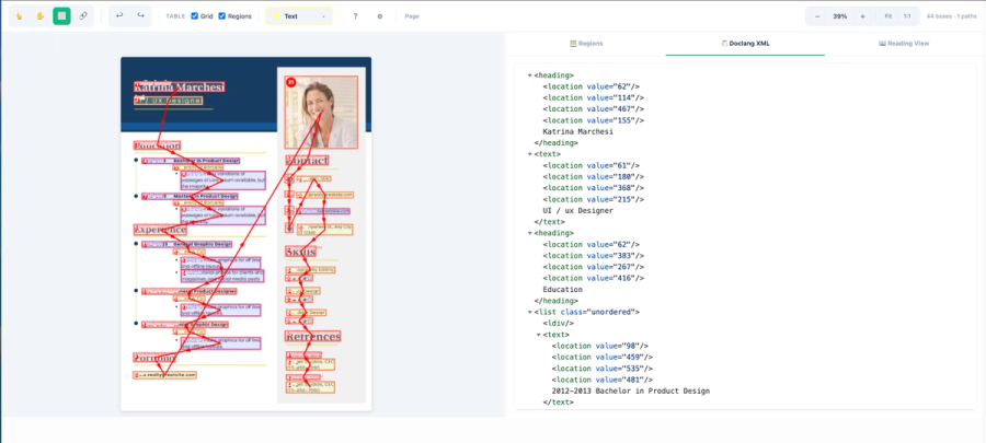 DocLang Document Annotation