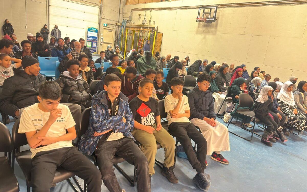 Attendees gathered at SISSA's Immigrant Winter Safety event in Edmonton, January 2026.