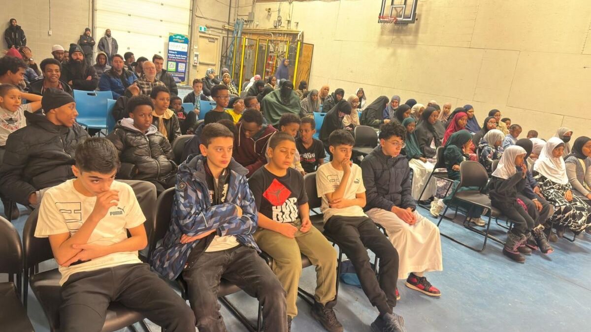 Attendees gathered at SISSA's Immigrant Winter Safety event in Edmonton, January 2026.