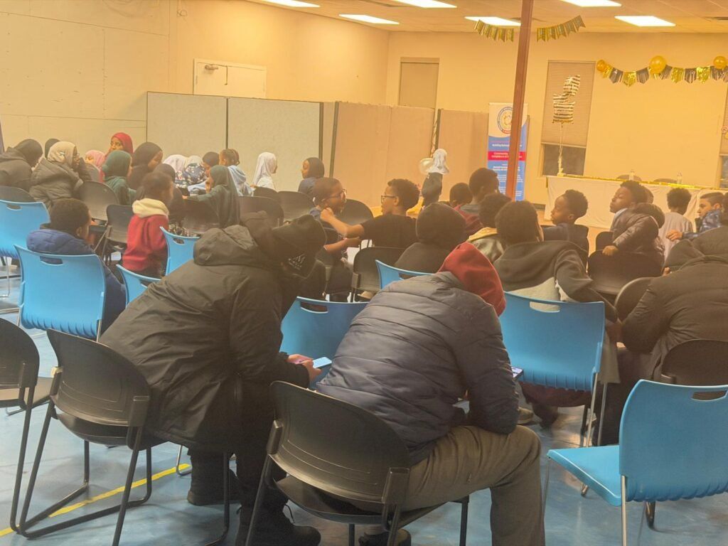 A session in progress at SISSA's Immigrant Winter Safety event.
