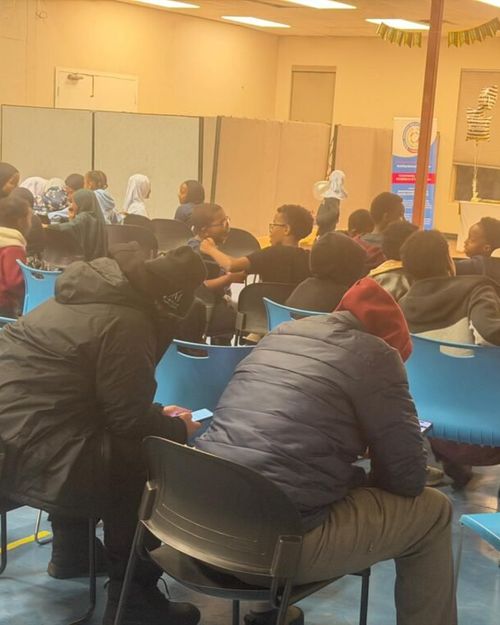 A session in progress at SISSA's Immigrant Winter Safety event.