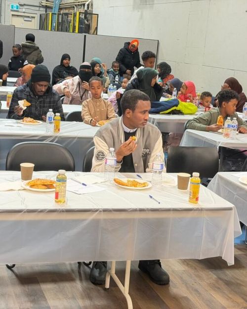 Residents listening to a guest speaker at SISSA's Neighbourhood Connections event.