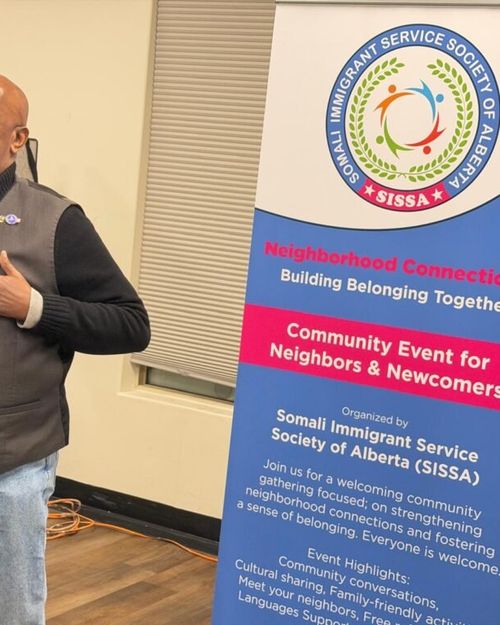 Community members gathered at SISSA's Neighbourhood Connections event.