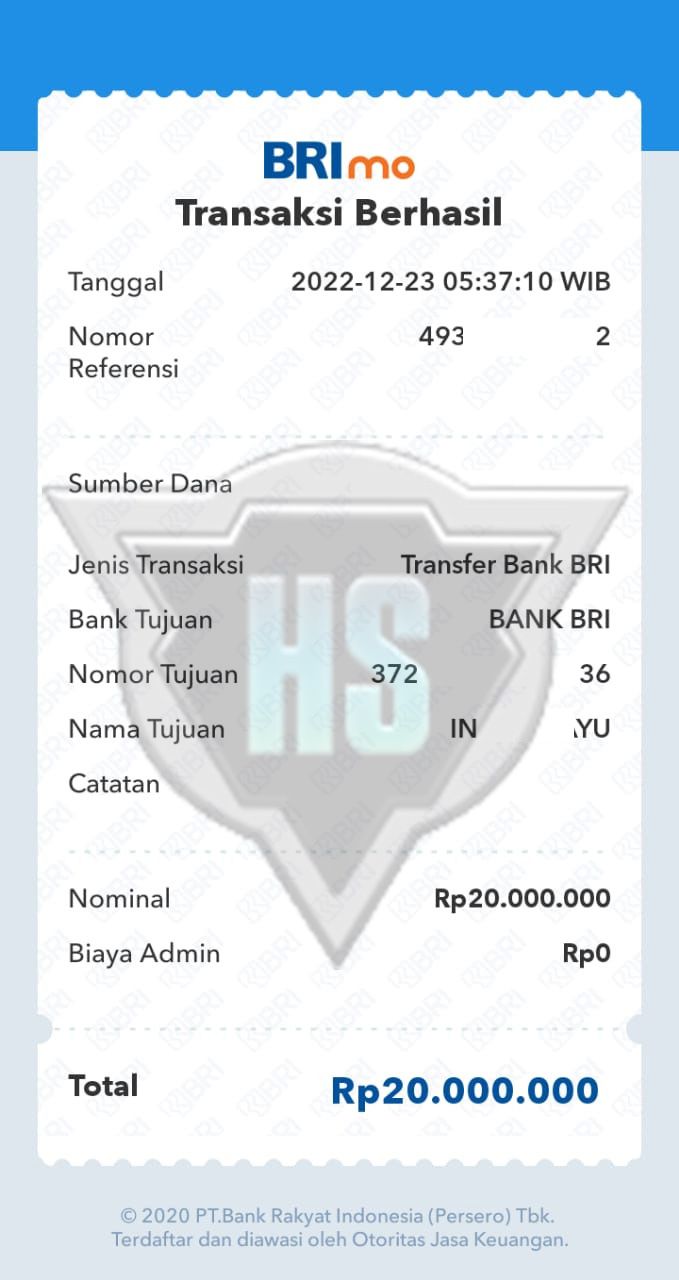 BUKTI JACKPOT HANSLOT