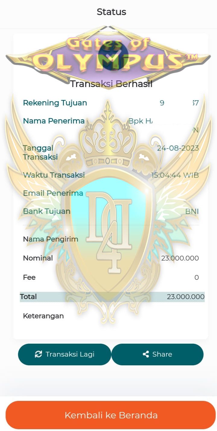 BUKTI JACKPOT DYNASTY4DTOTO