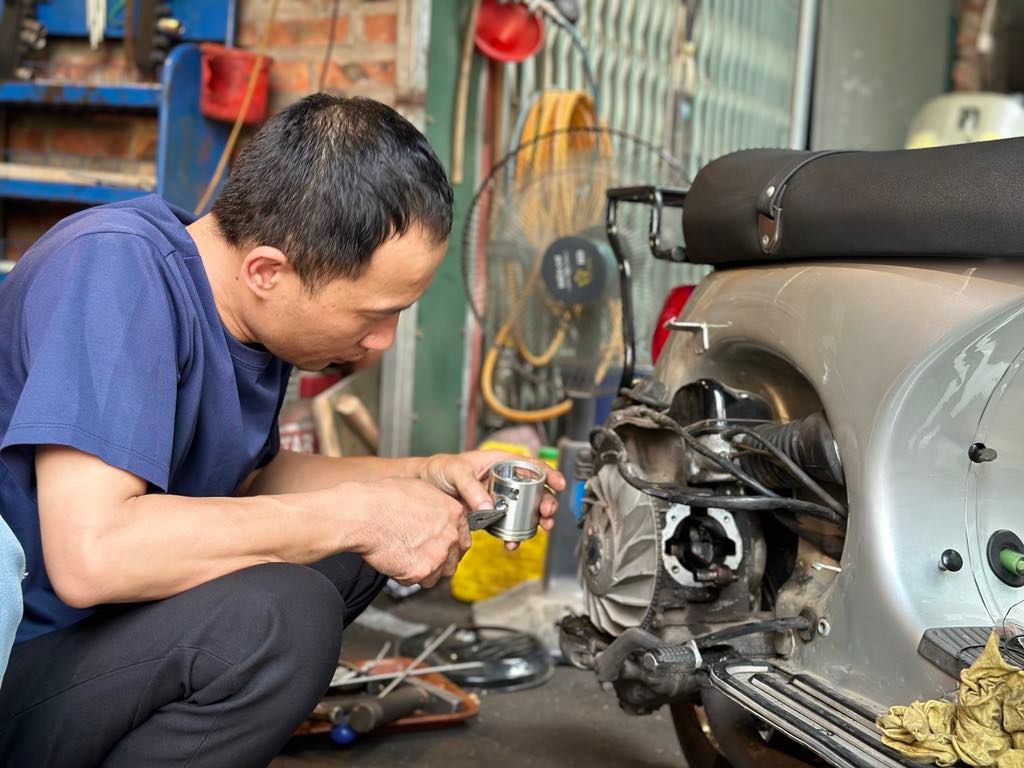 All the bikes are meticulously maintained