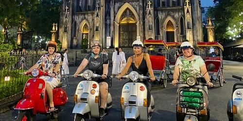 We offer scooter tours in Hanoi