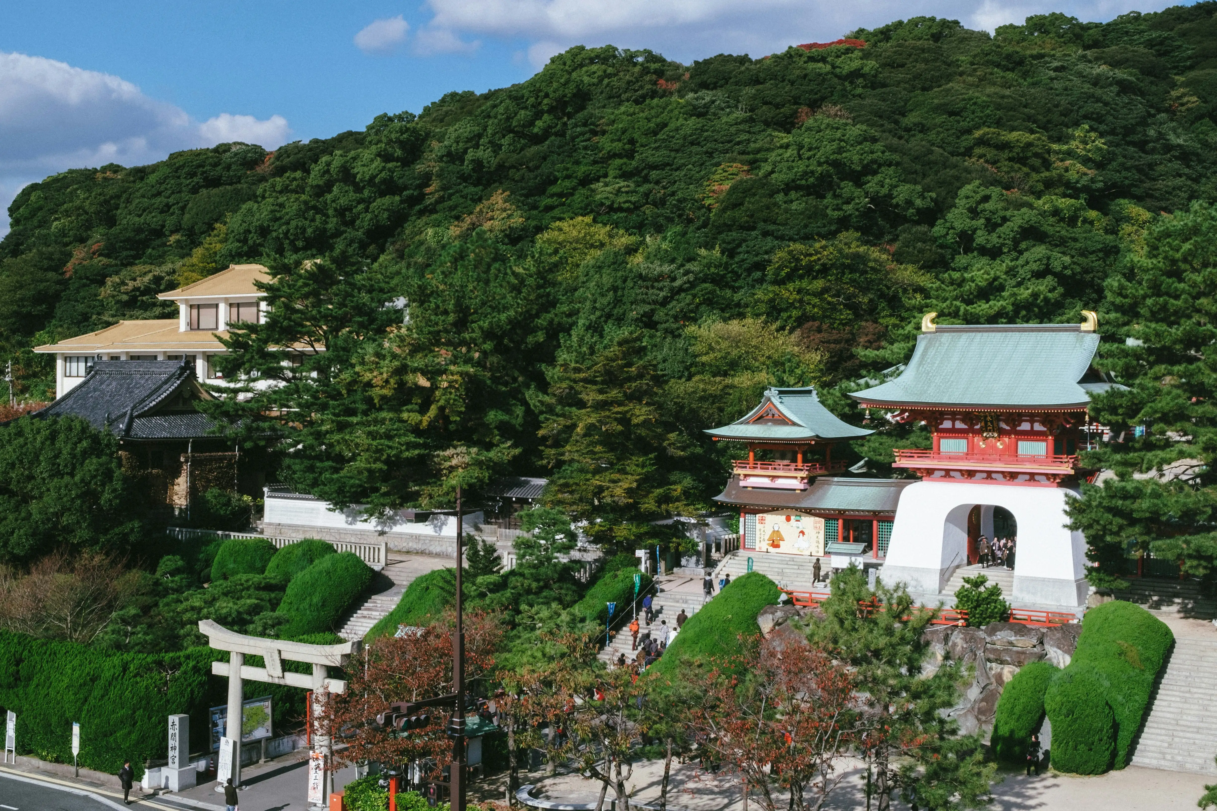 Japonsko pohled na krajinu