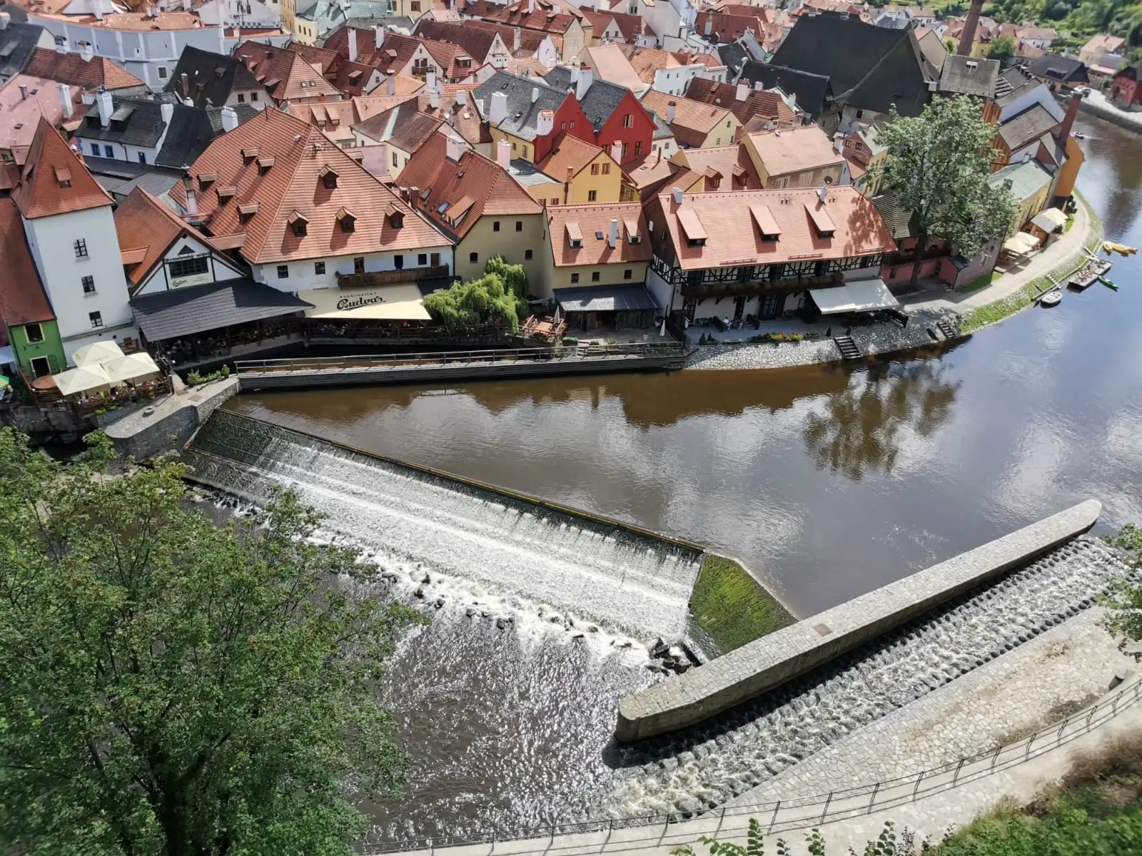 Jez, který je symbolem Krumlova.