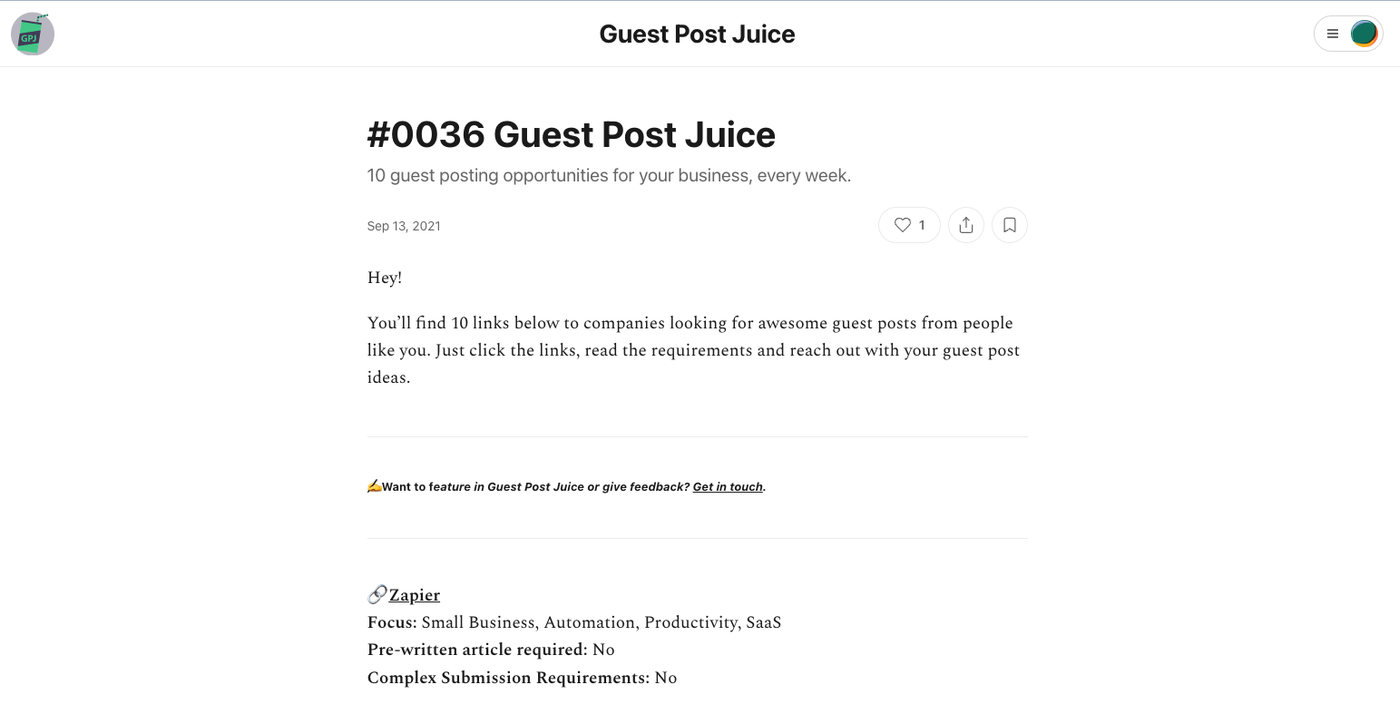 guest post juice