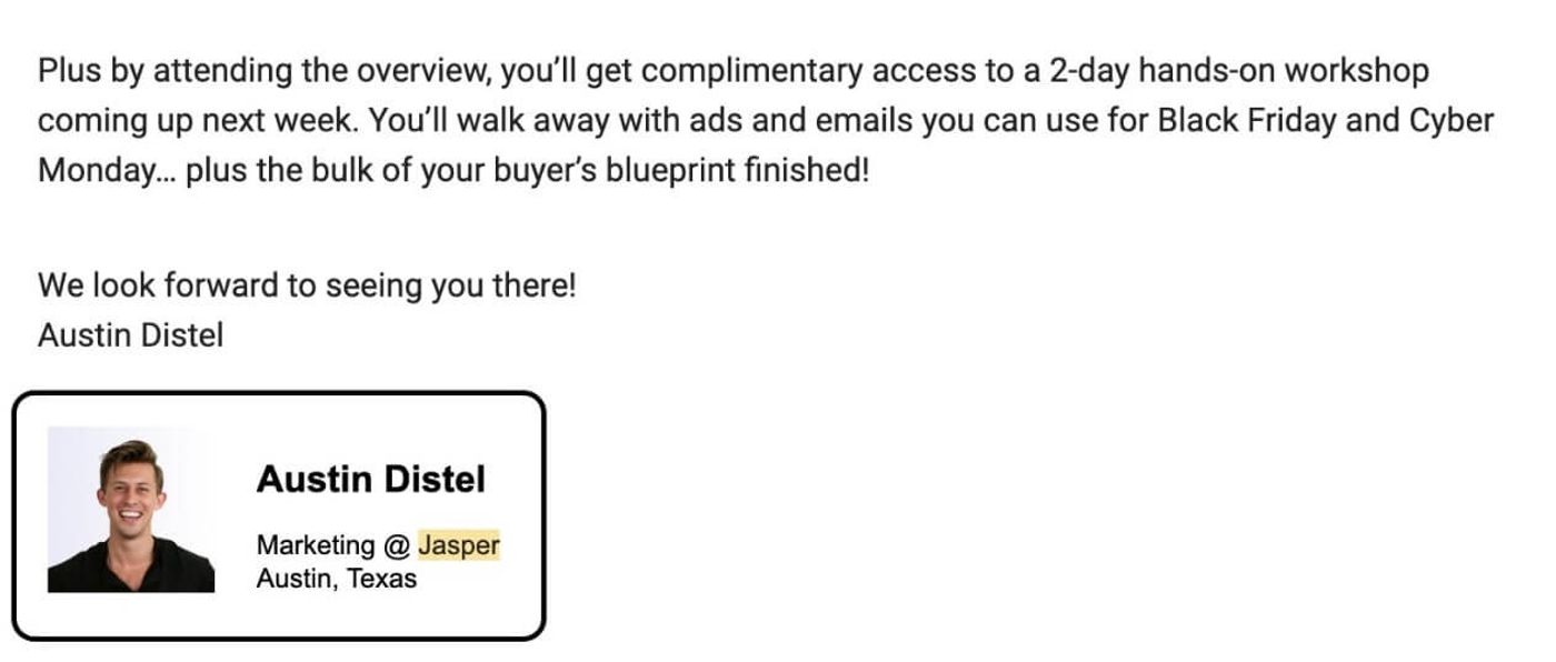 cmo jasper email