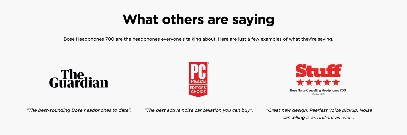 noise cancelling headphone testimonials