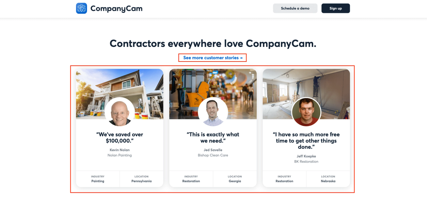 company cam reviews