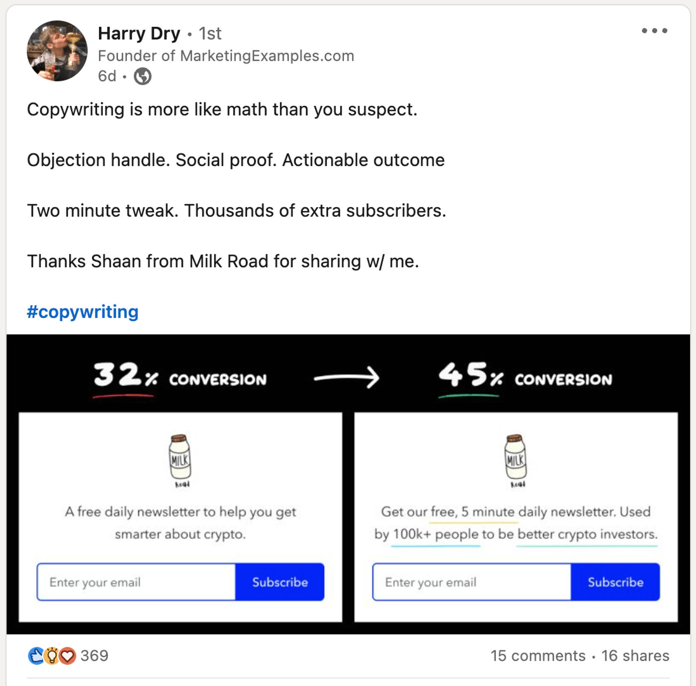 Harry Dry LinkedIn