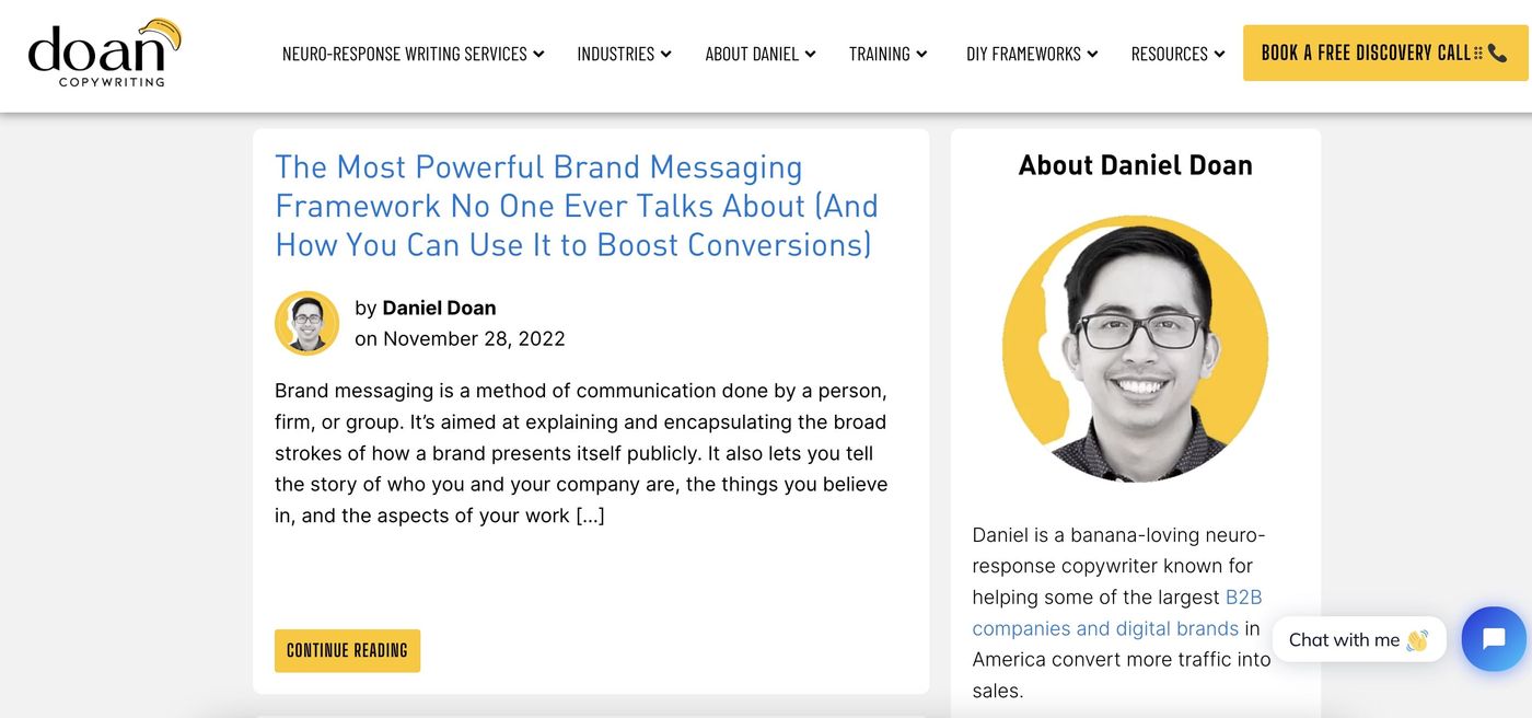 daniel doan blog