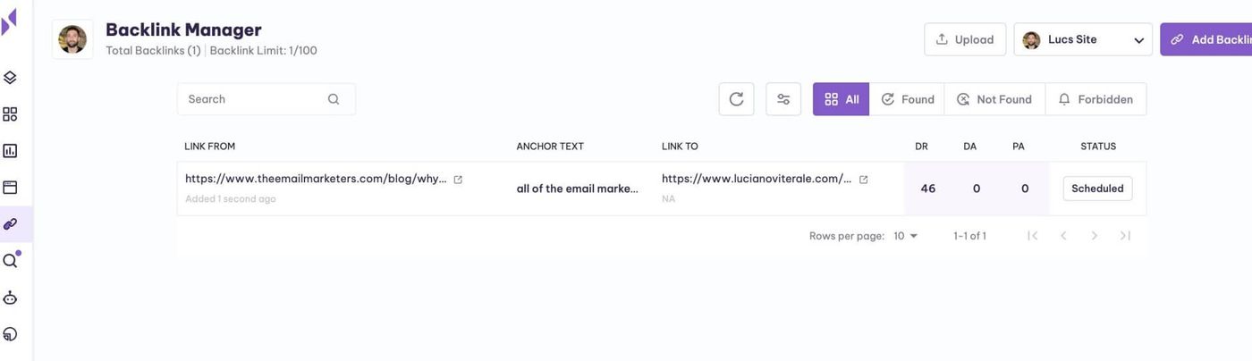 backlink manager