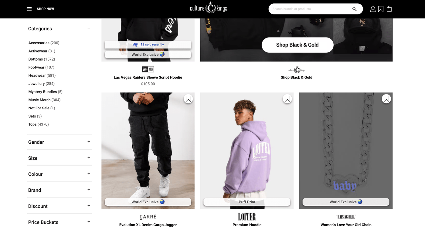 Culture Kings Collection