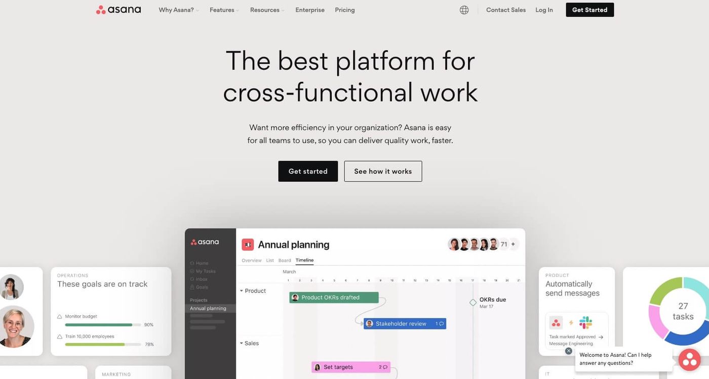 asana home