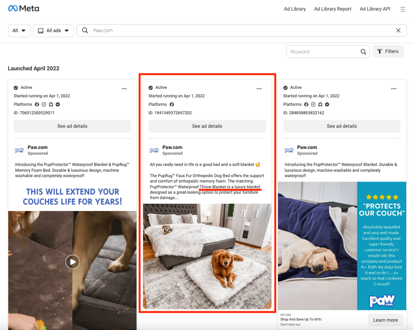 paw.com ads