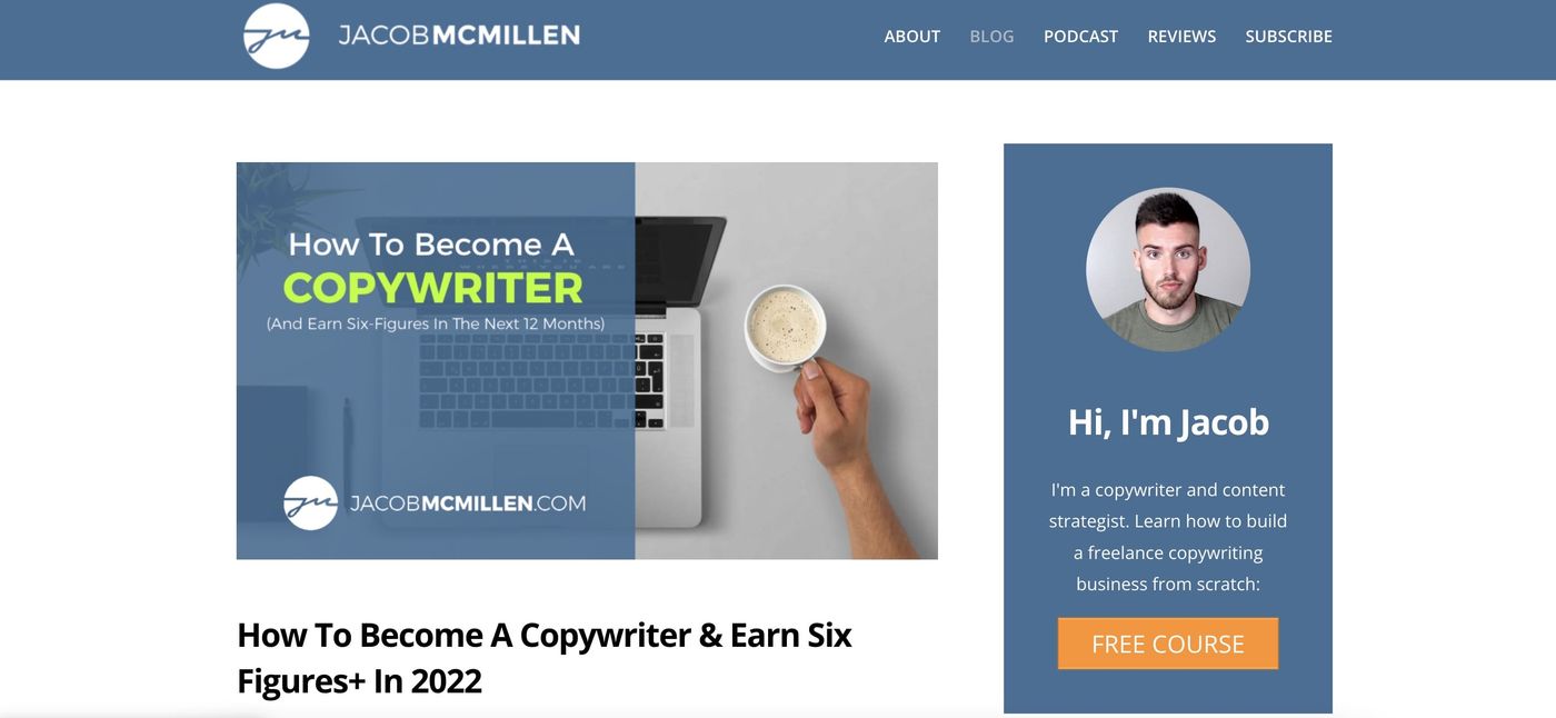 Jacob McMillan blog