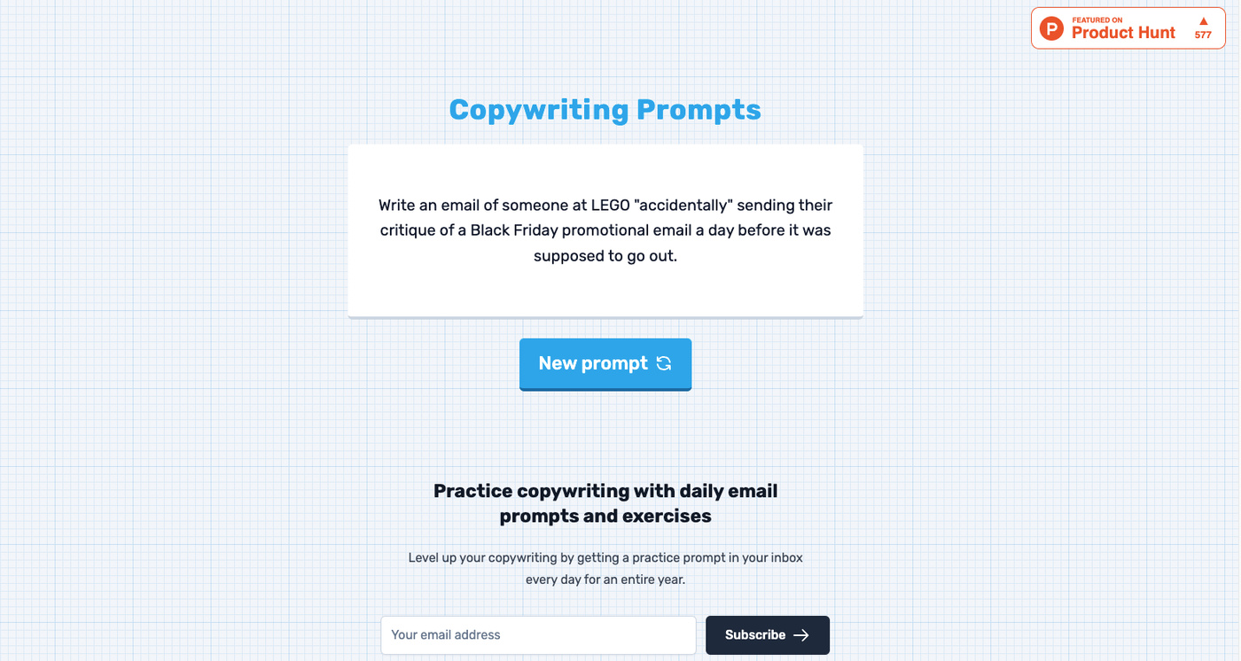 copywriting prompts