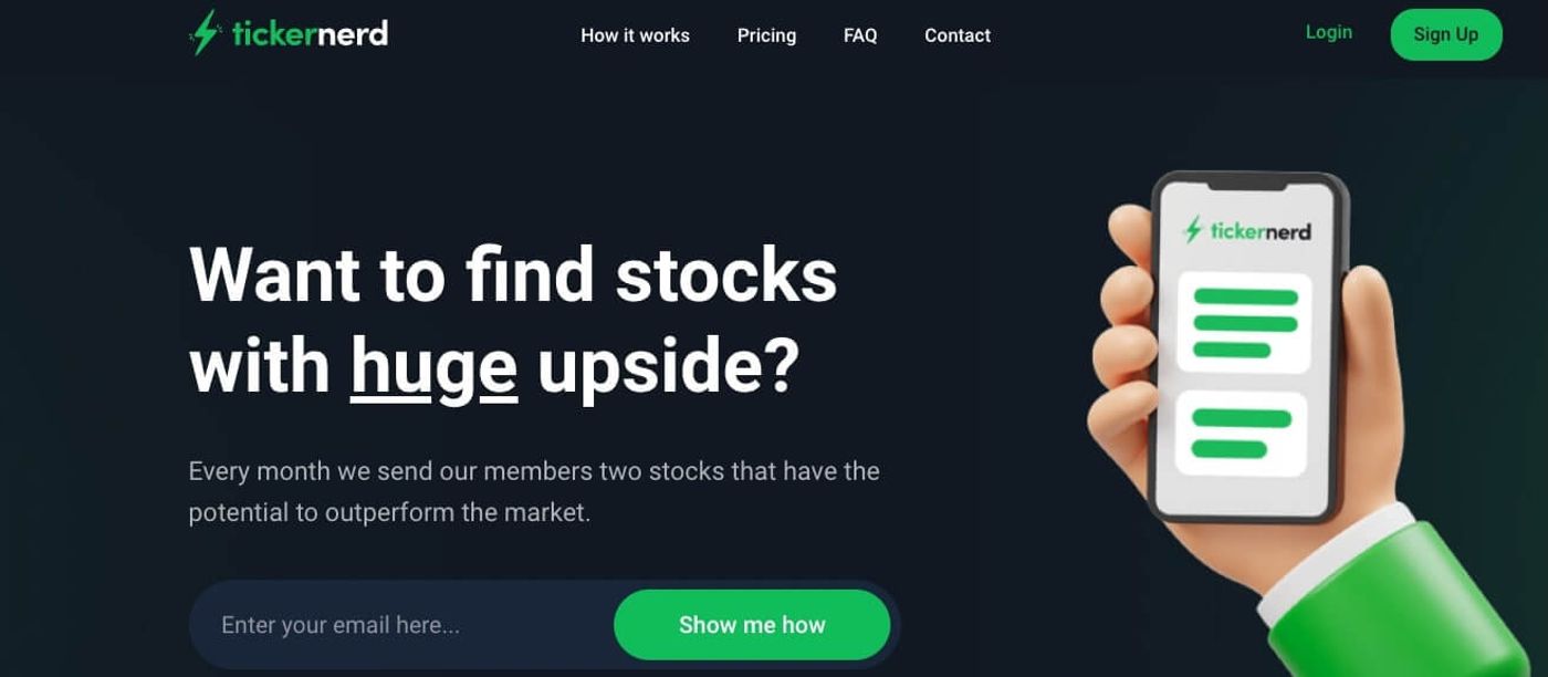 ticker nerd home page
