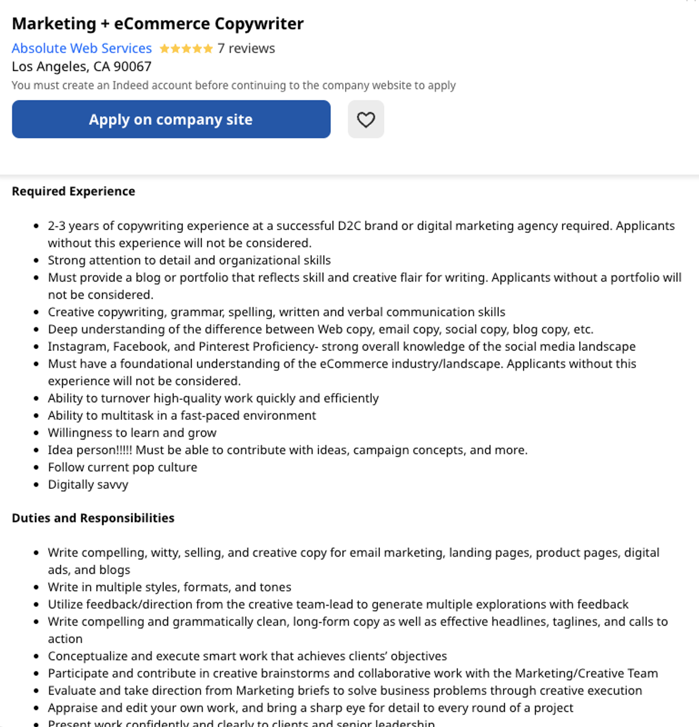 Marketing&eCommerceCopywriter