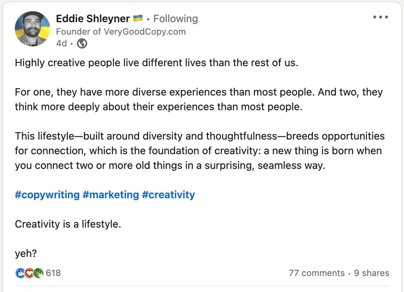 Eddie LinkedIn