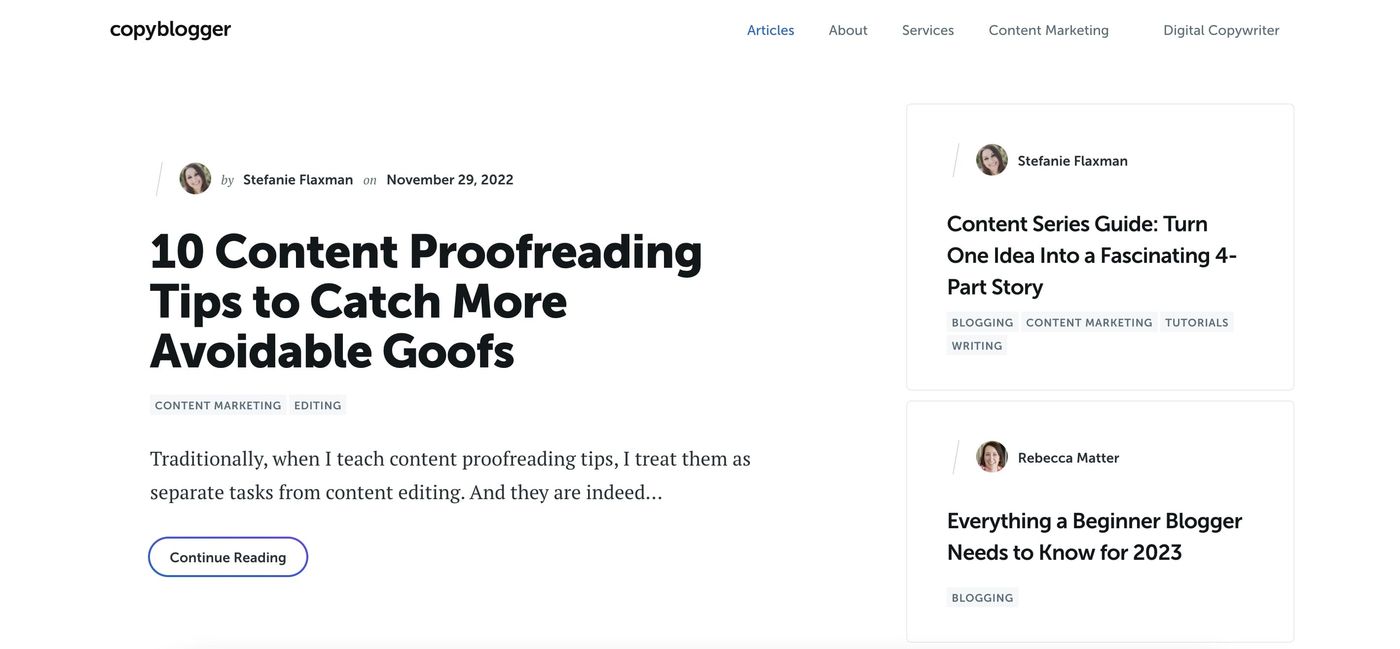 copy blogger
